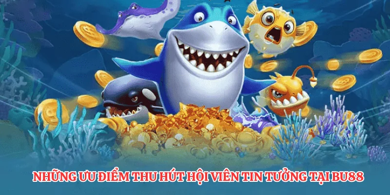 Những ưu điểm thu hút hội viên tin tưởng tại BU88